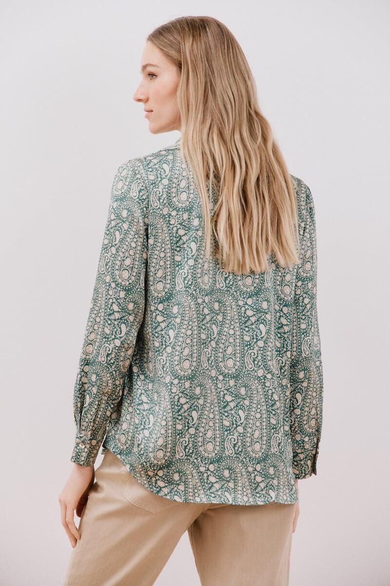 Cortefiel Camisa satinada Rebajas top