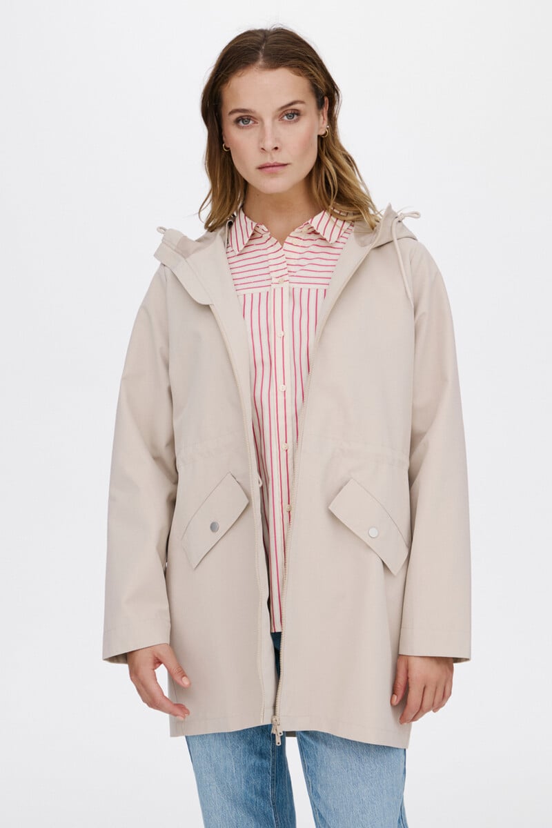 Cortefiel Parka 3/4 con capucha Envío gratis