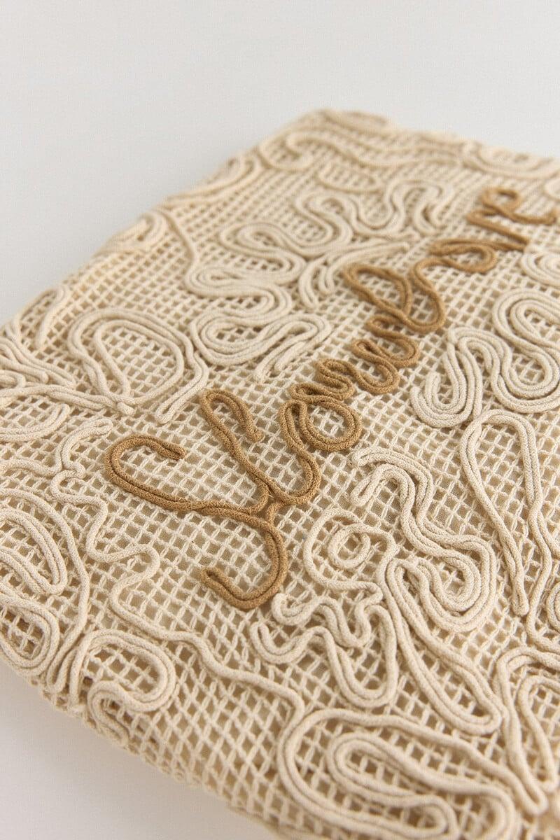 Cortefiel Cartera maxi algodón estampada Promoción por tiempo limitado