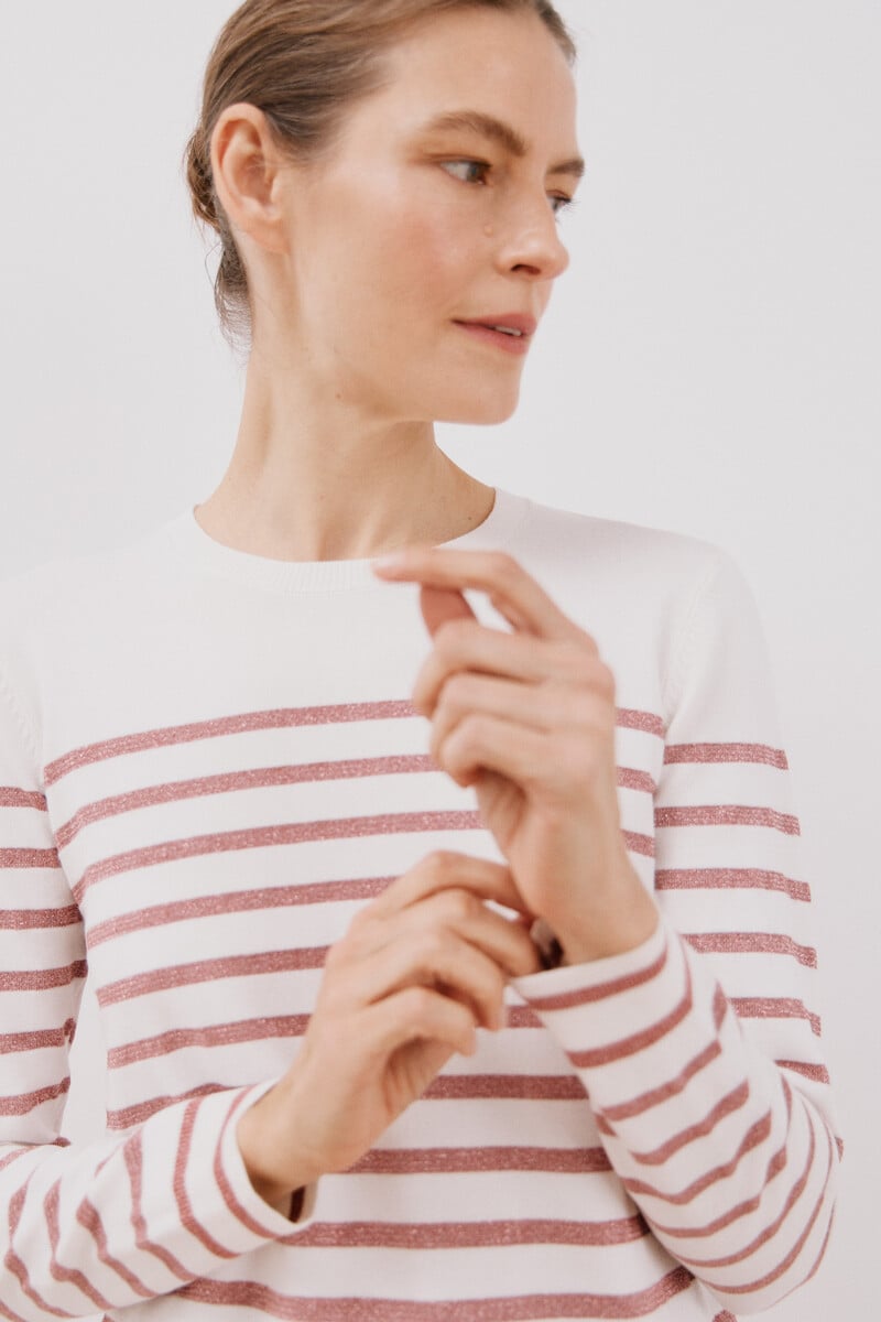 Cortefiel Jersey rayas lurex Grandes descuentos