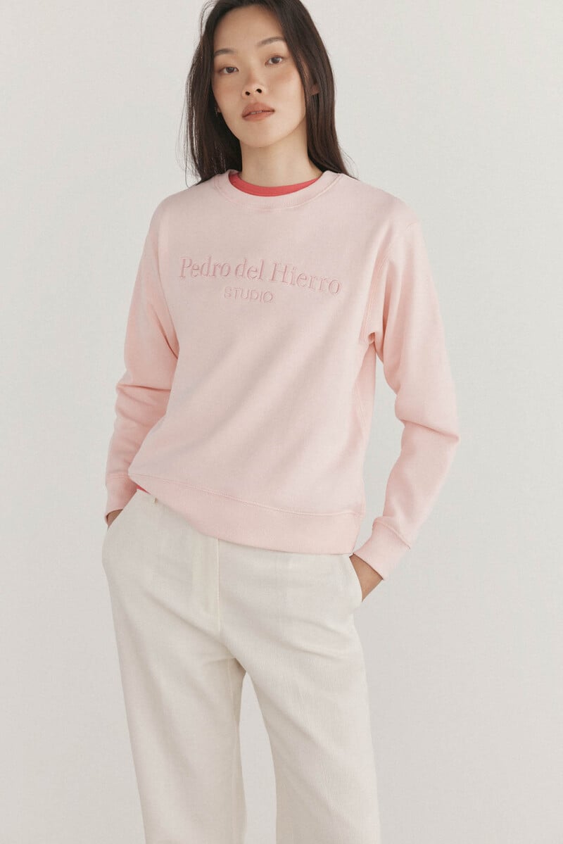Cortefiel Sudadera lisa logo Descuentos del mes
