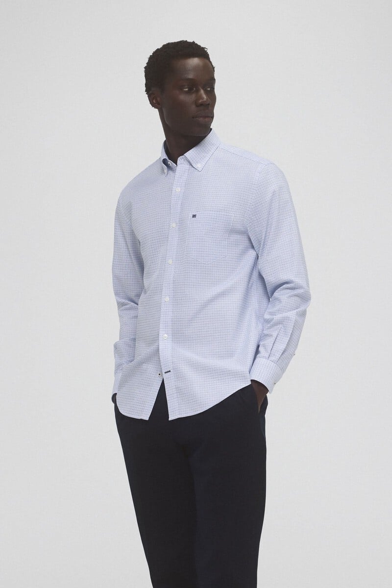 Cortefiel Camisa non iron oxford cuadros