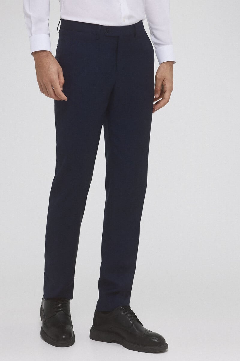 Cortefiel Pantalón traje cuadro slim Rebajas