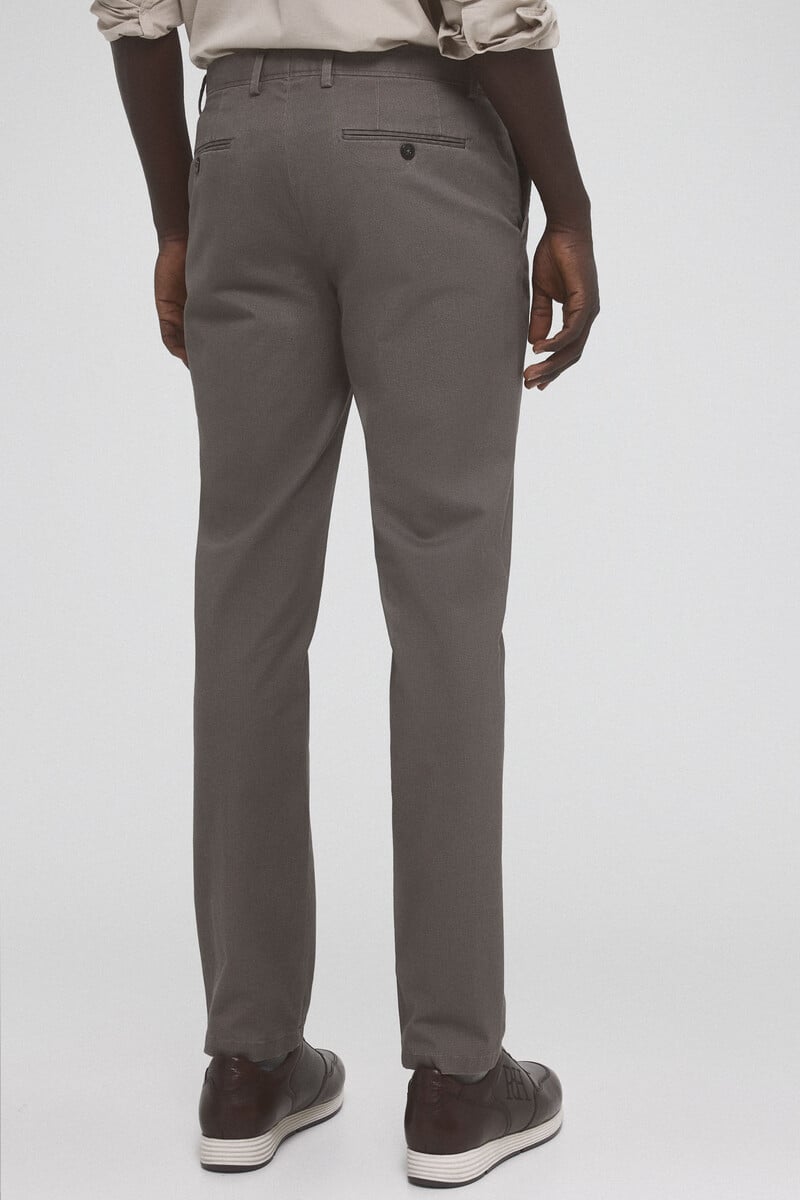 Cortefiel Pantalón chino estampado premium flex slim fit En oferta