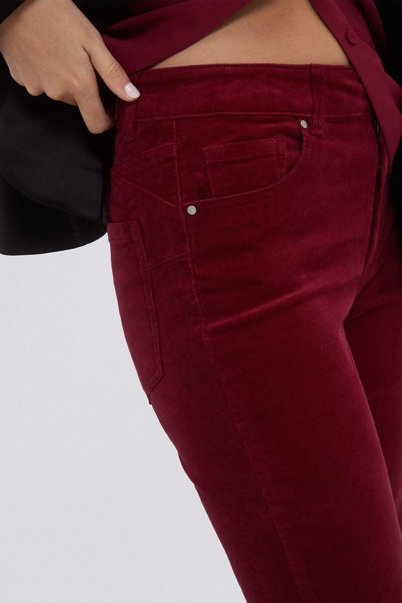 Cortefiel Pantalón push up pana Descuento