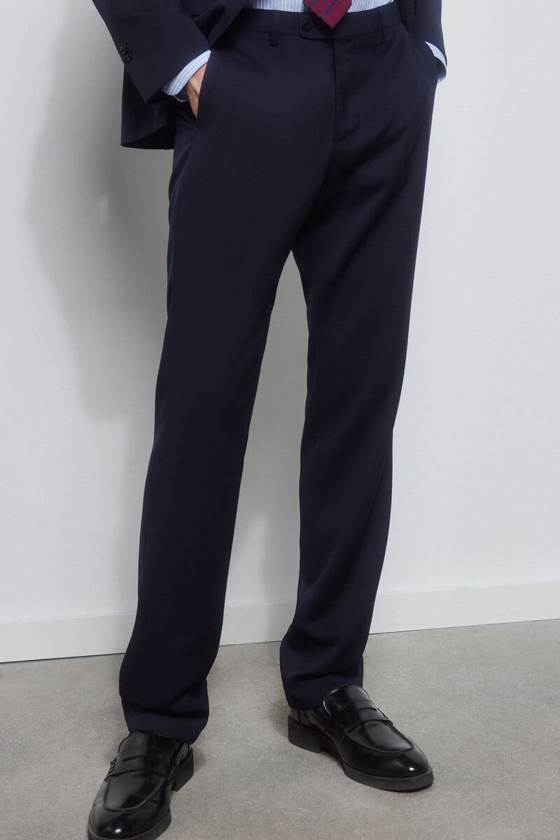 Cortefiel Pantalón liso bi-stretch tailored Rebajas online