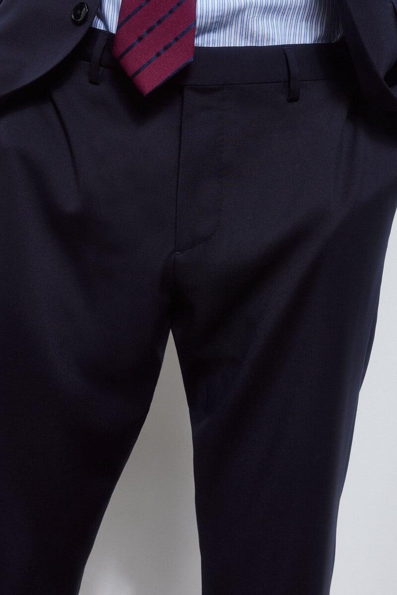 Cortefiel Pantalón liso bi-stretch tailored Rebajas online