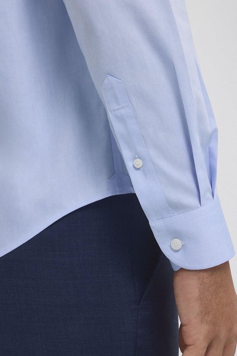 Cortefiel Camisa vestir non iron y antimanchas lisa tailored fit Promoción trimestral