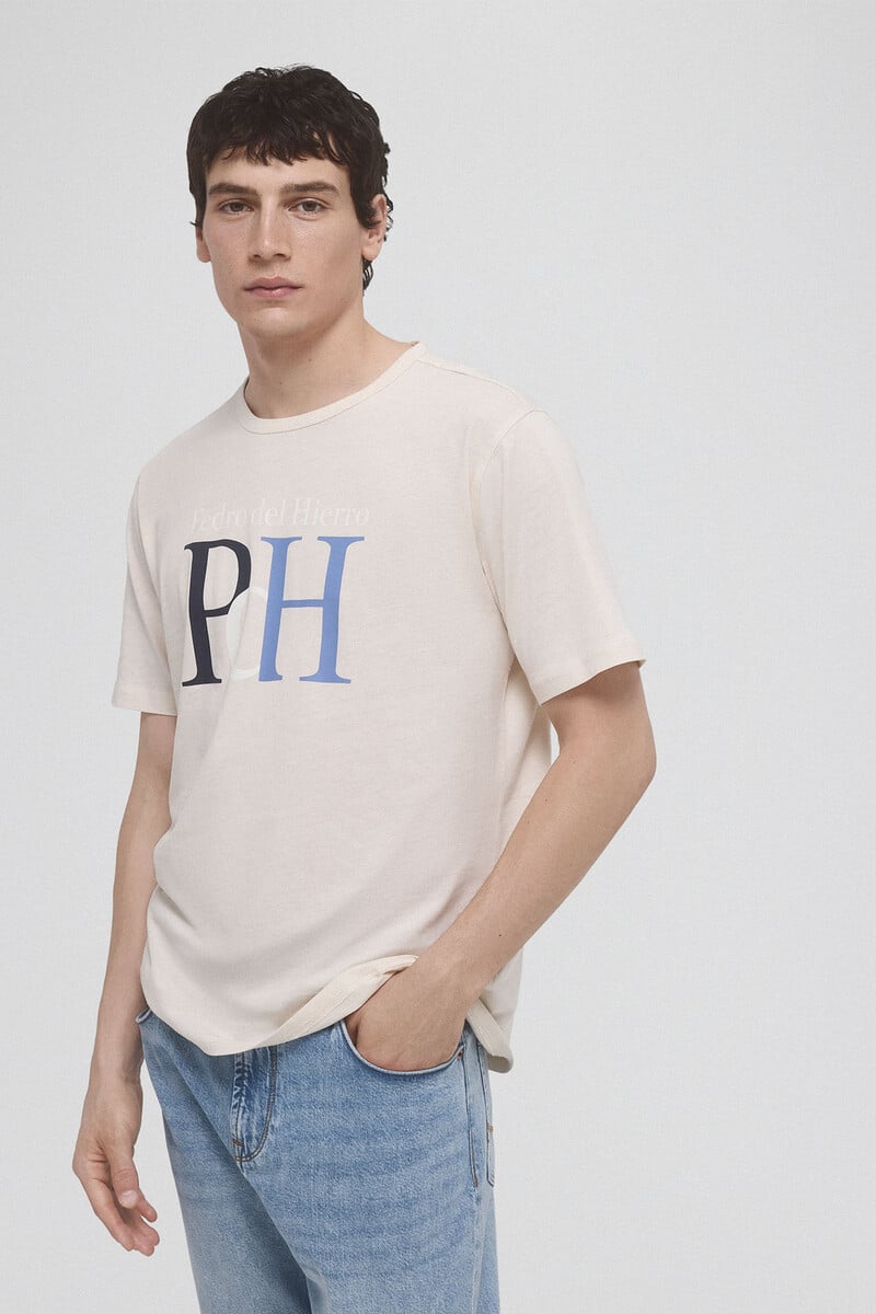 Cortefiel Camiseta logo Liquidación