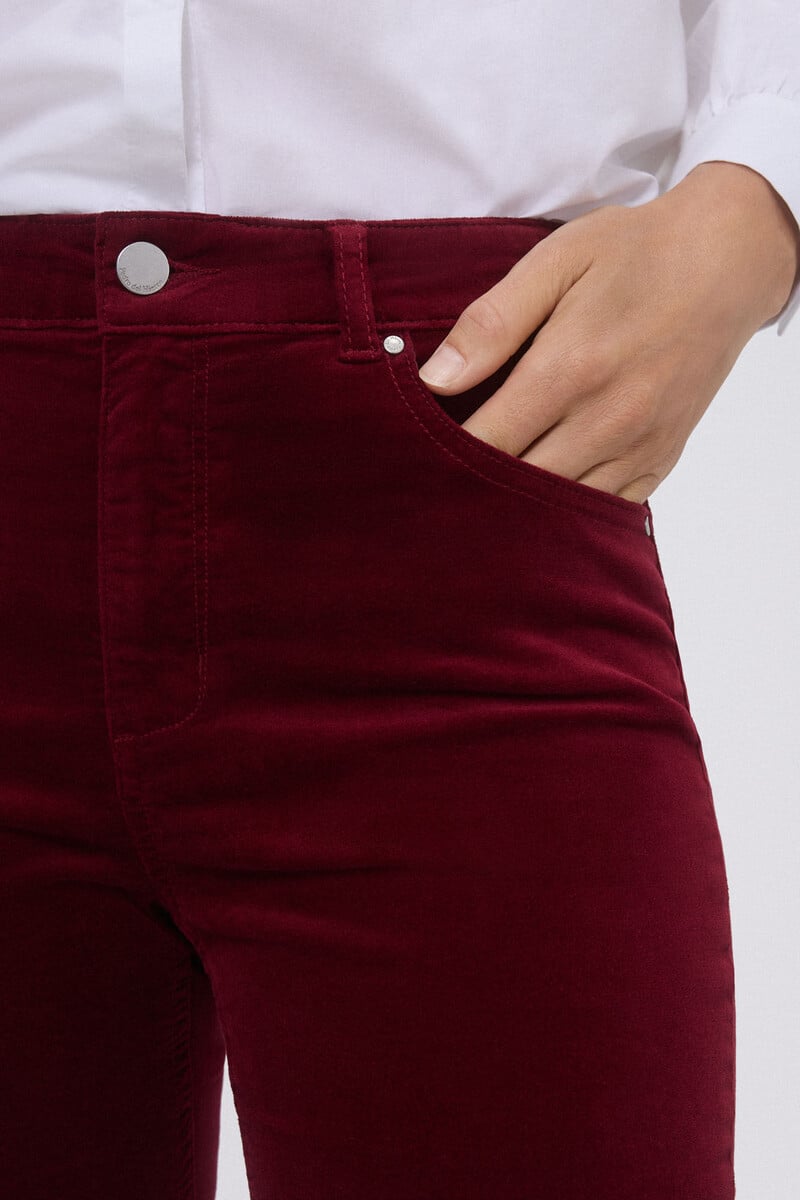 Cortefiel Pantalón terciopelo skinny fit Tienda de fábrica
