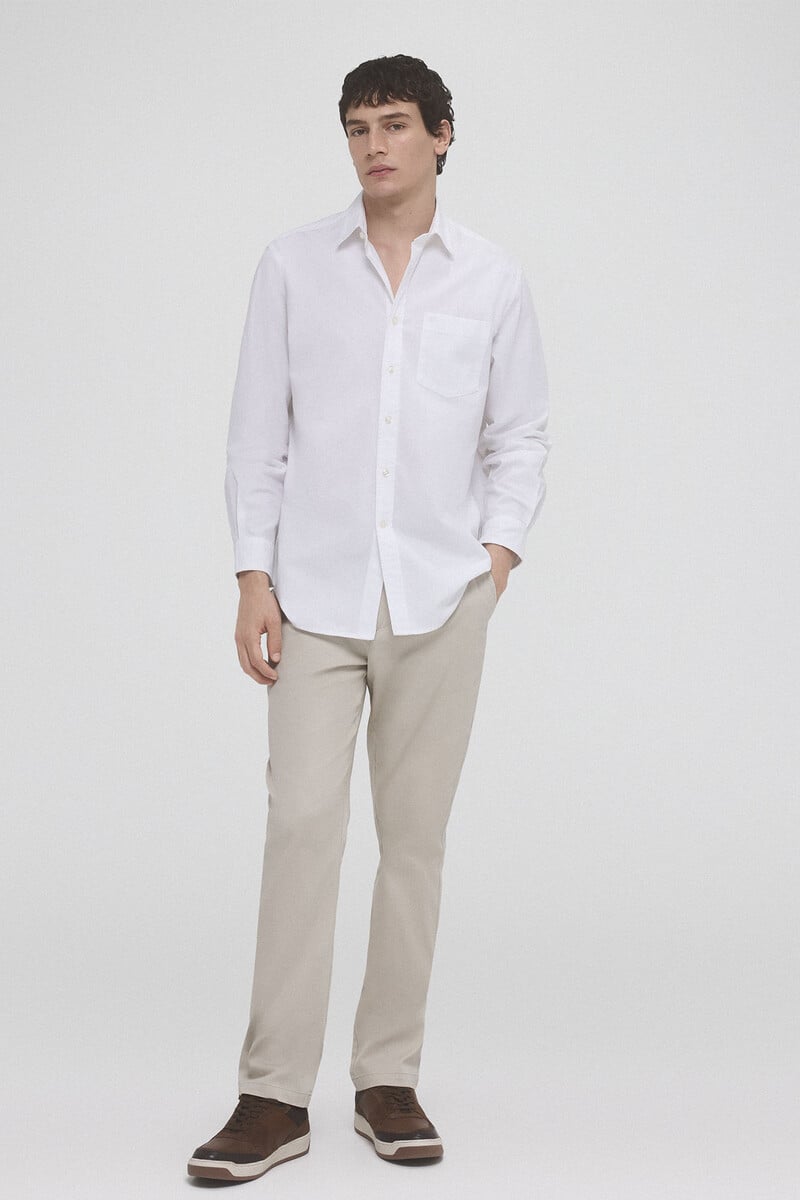 Cortefiel Pantalón chino premium flex regular fit Libre de impuestos