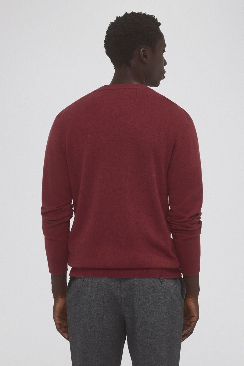 Cortefiel Jersey lana cashmere cuello pico Descuento por venta flash