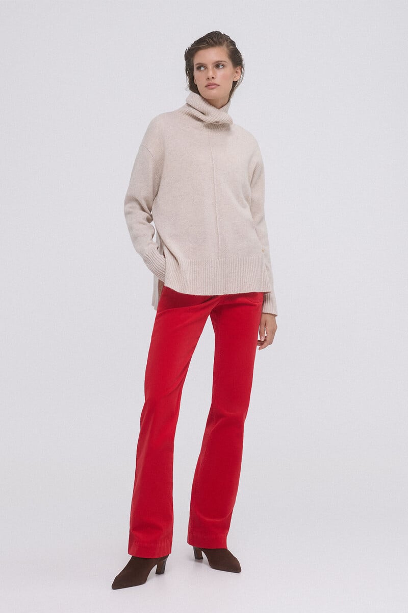 Cortefiel Jersey cisne lana merino