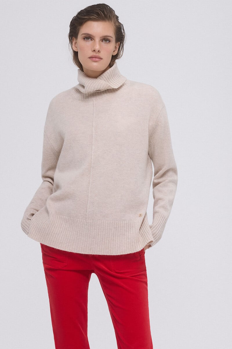 Cortefiel Jersey cisne lana merino Ofertas especiales