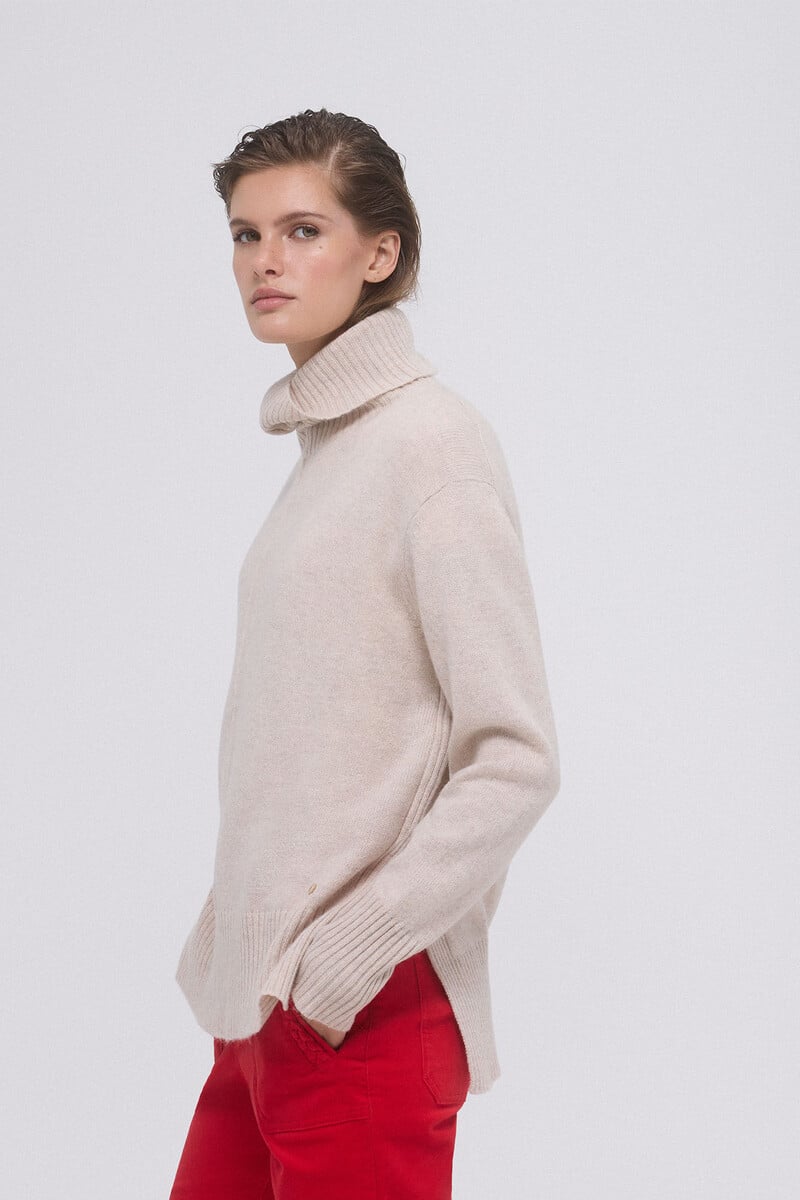 Cortefiel Jersey cisne lana merino Ofertas especiales