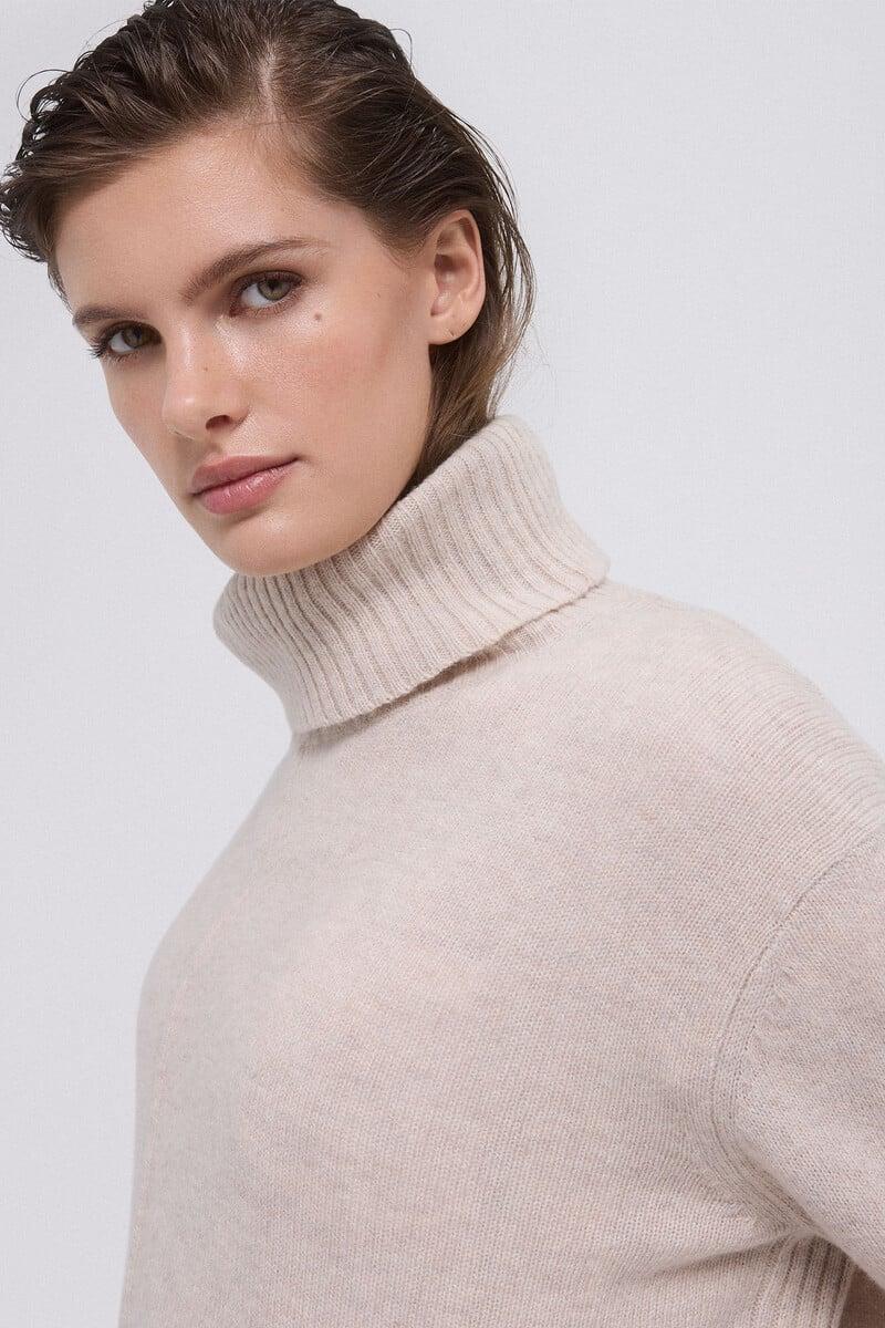 Cortefiel Jersey cisne lana merino Ofertas especiales