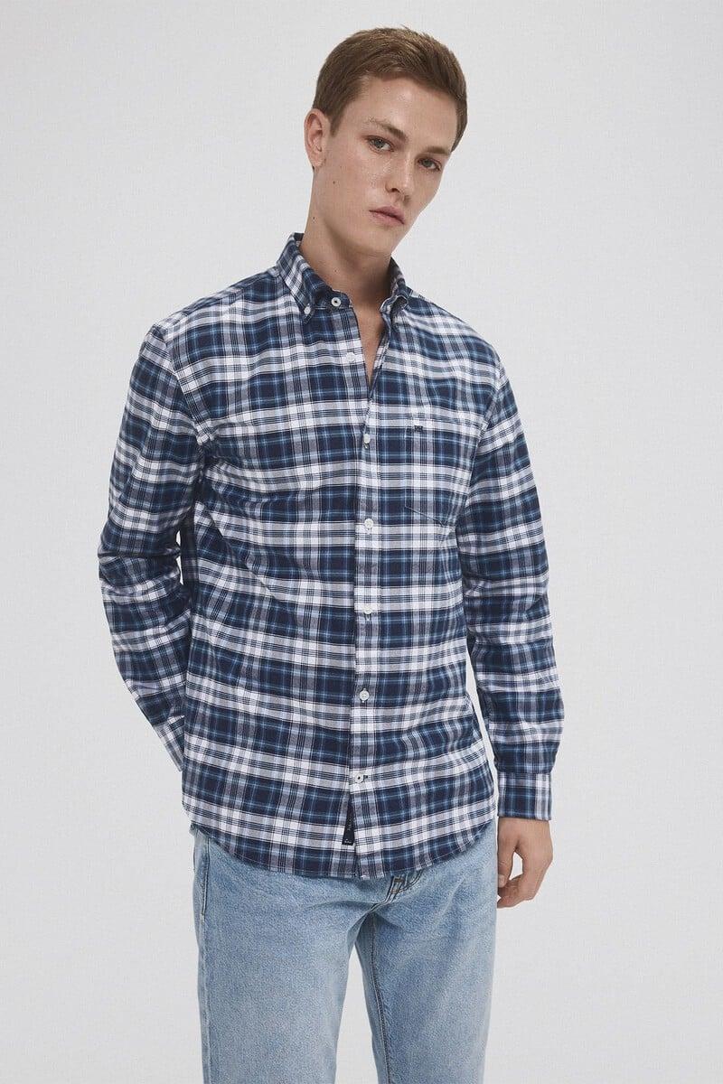 Cortefiel Camisa iconic oxford liso Precio ultrabajo