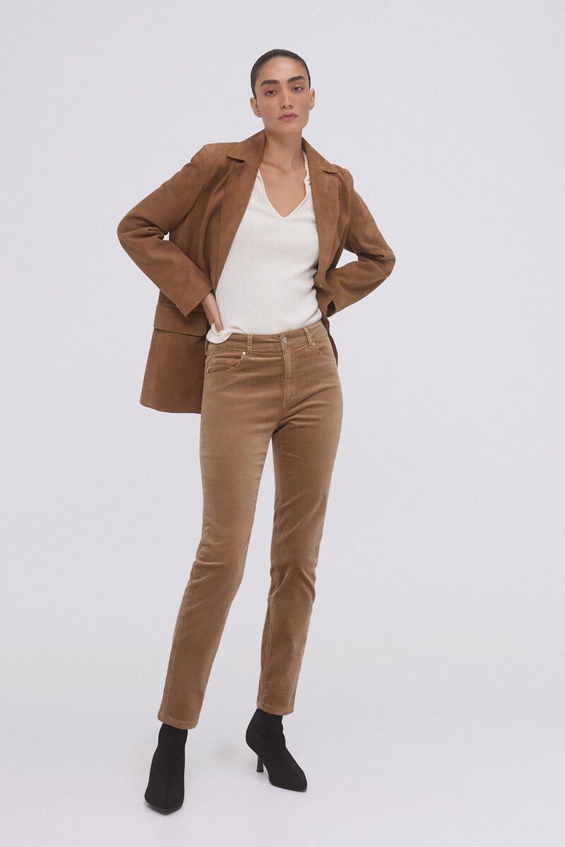 Cortefiel Pantalón terciopelo skinny fit