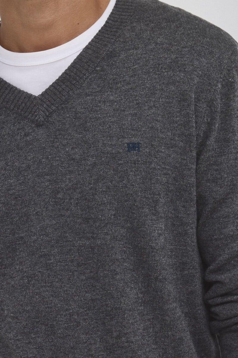 Cortefiel Jersey lana cashmere cuello pico Último día