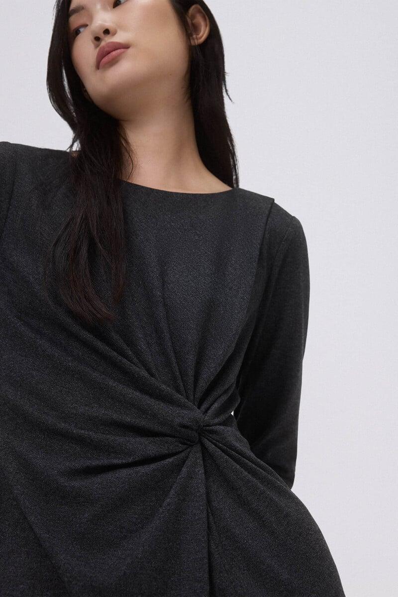 Cortefiel Vestido nudo midi Limitado a 3 días