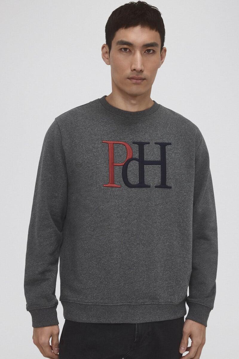 Cortefiel Sudadera logo cuello caja Ofertas especiales