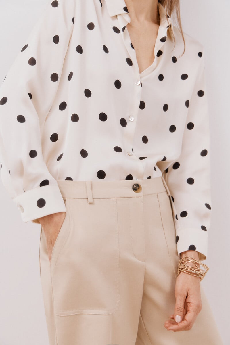 Cortefiel Camisa satinada Rebajas