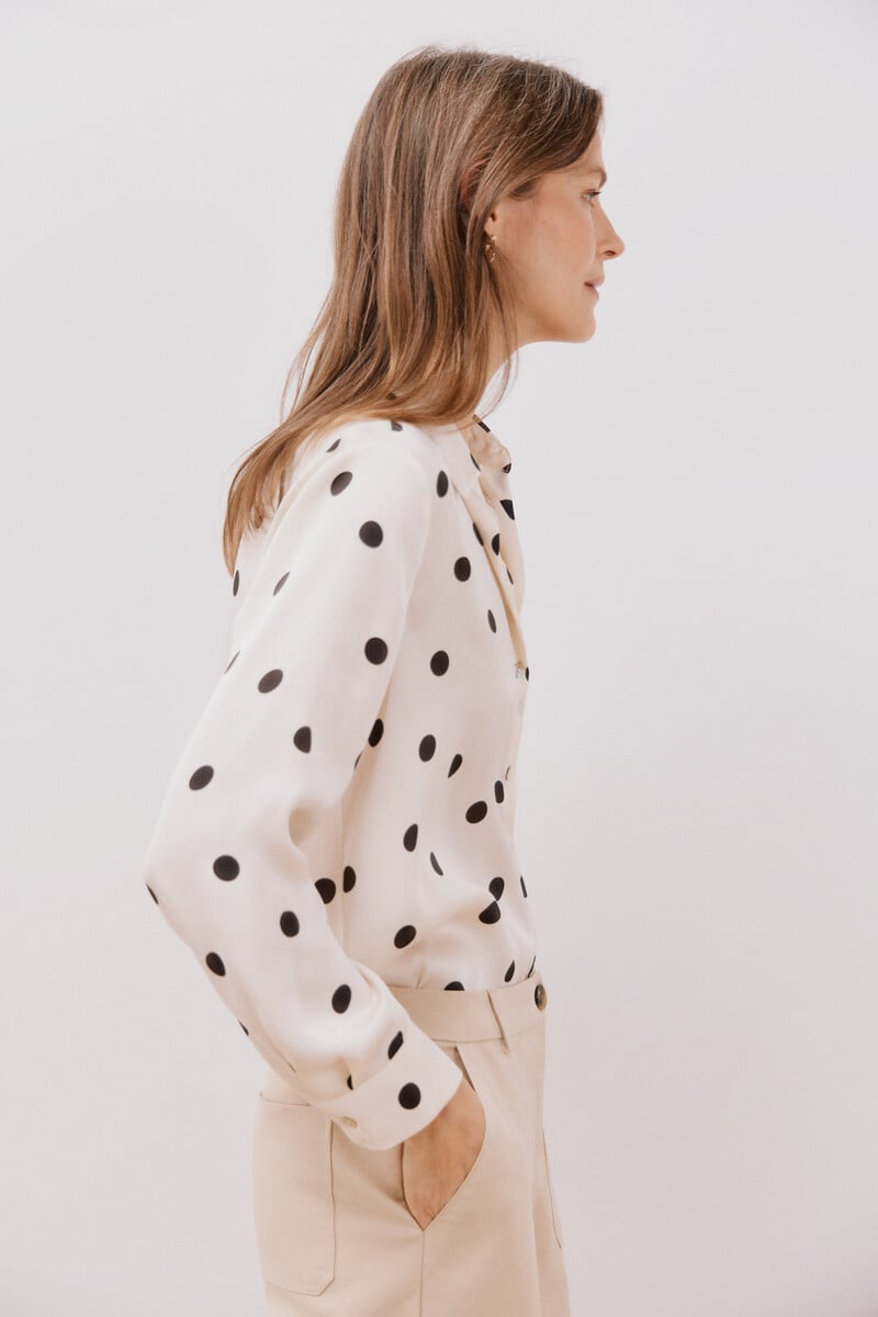 Cortefiel Camisa satinada Rebajas