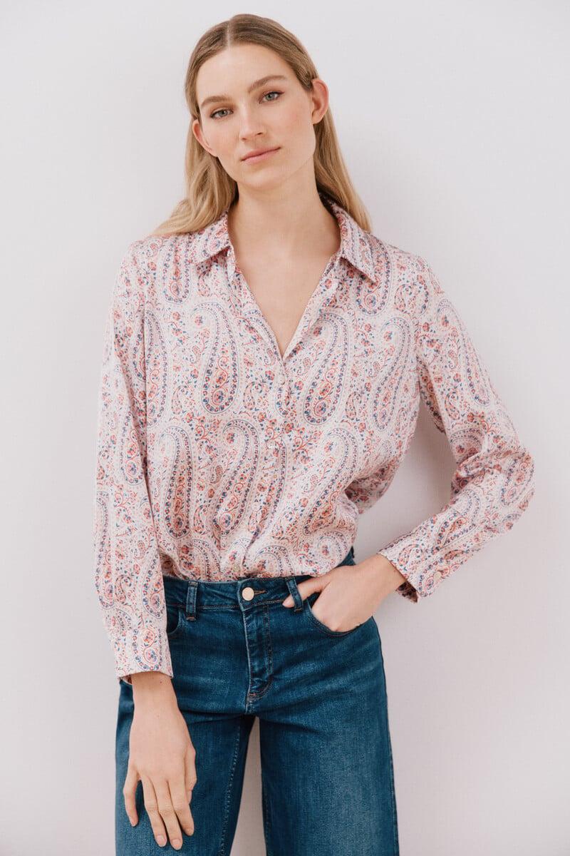 Cortefiel Camisa satinada Tienda