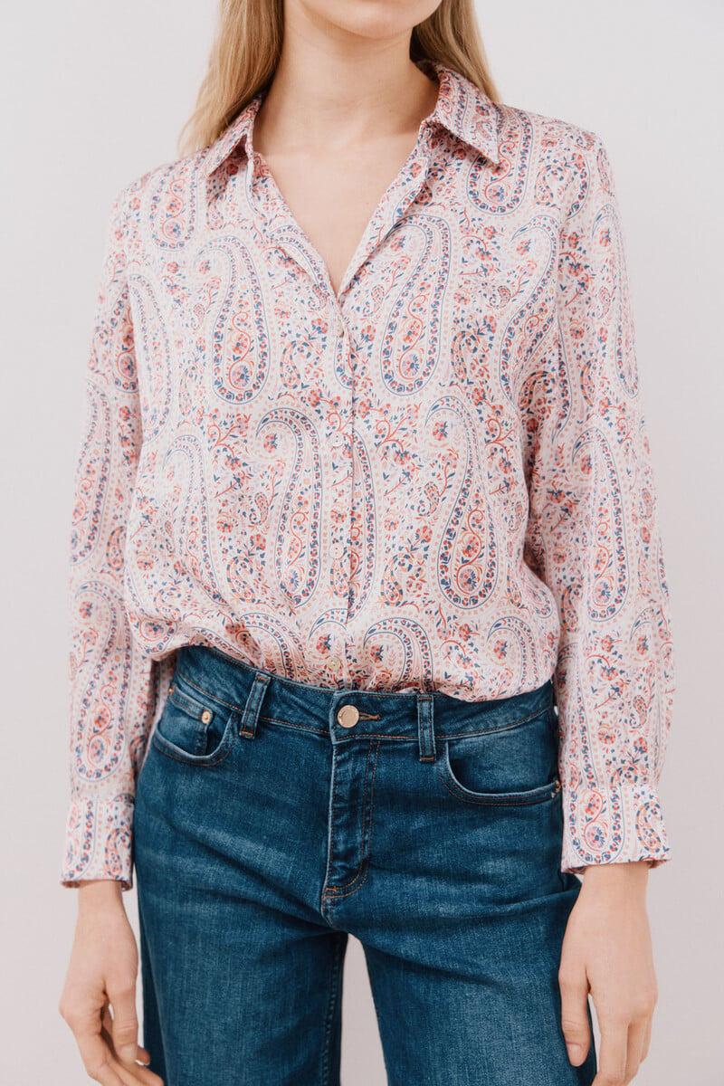 Cortefiel Camisa satinada Tienda