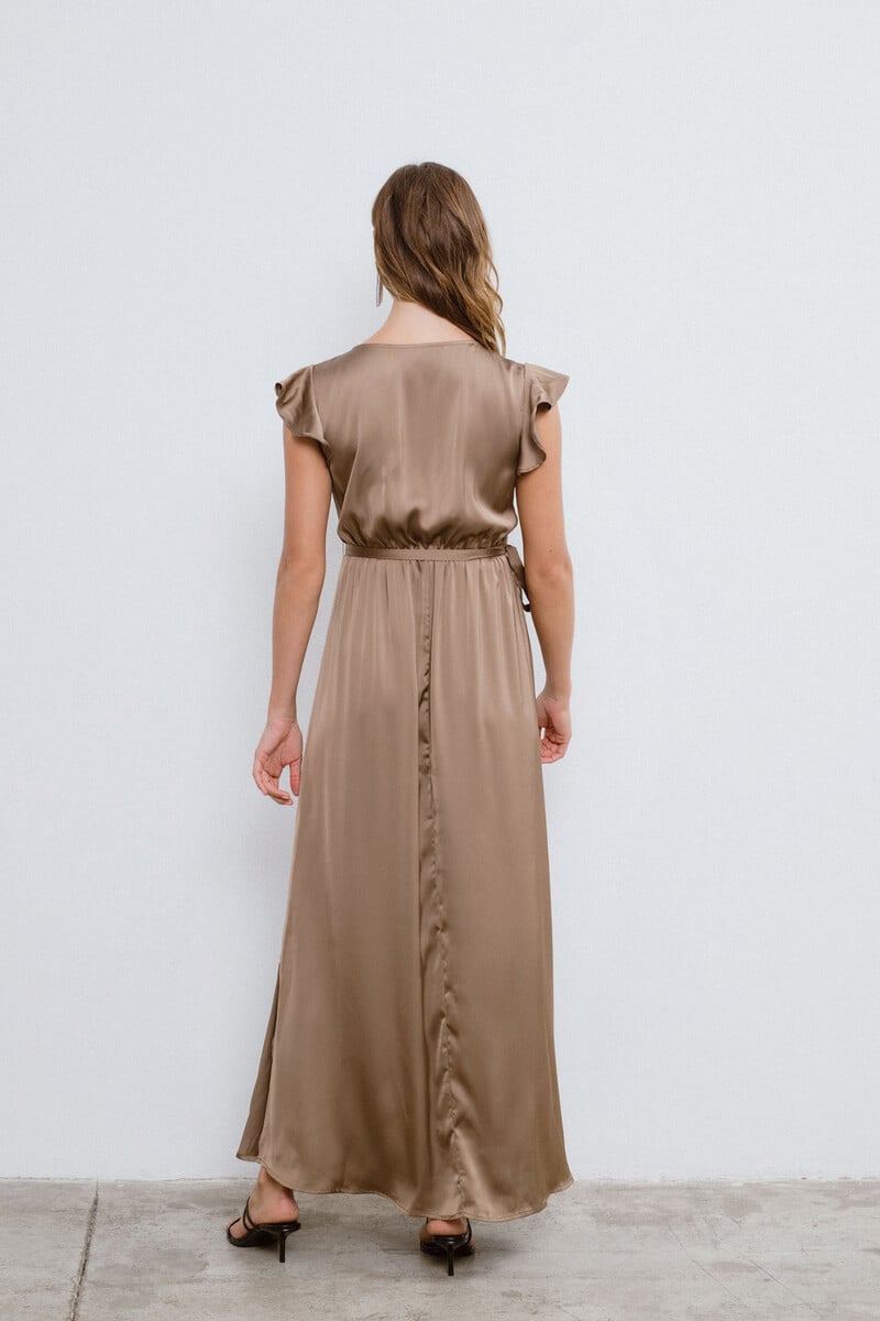 Cortefiel Vestido largo fiesta Descuento por venta flash