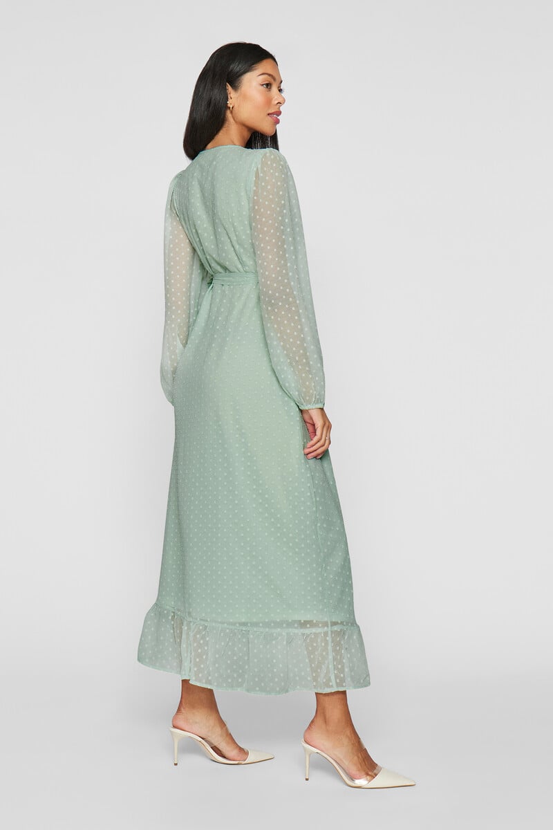 Cortefiel Vestido midi fiesta Ofertas de temporada