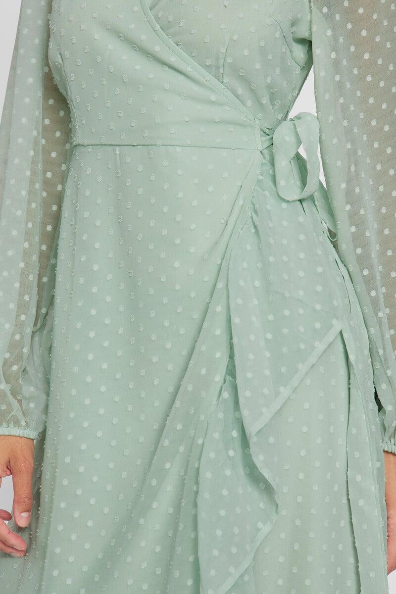 Cortefiel Vestido midi fiesta Ofertas de temporada
