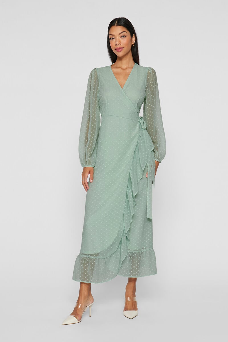 Cortefiel Vestido midi fiesta Ofertas de temporada