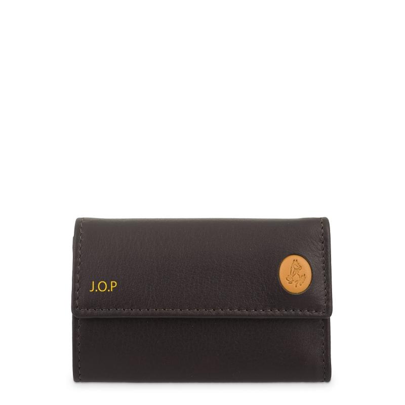 El potro Llavero de 6 llaves con Monedero hombre en piel vacuno color marrón/mostaza-Tribeca-El Potro Outlet online