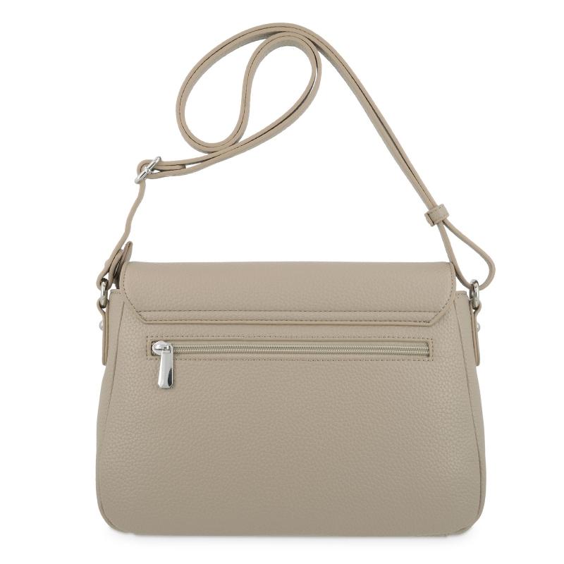 El potro Bolso solapa grande bandolera de El Potro color almendra-Siena Oferta especial de fábrica