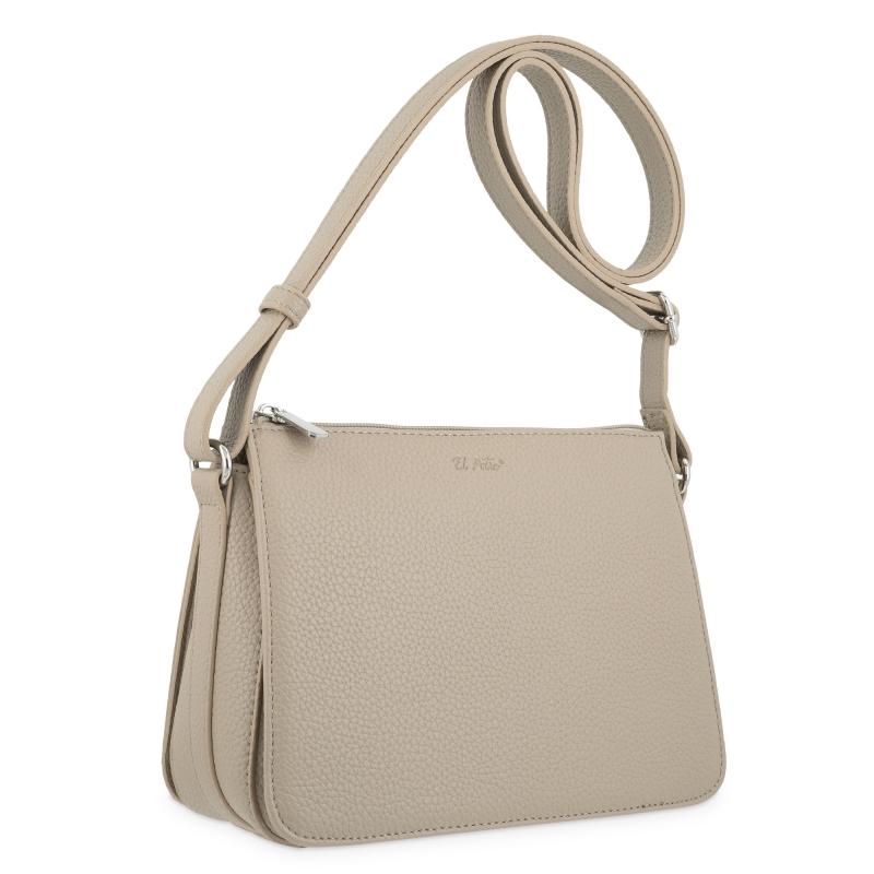 El potro Bolso bandolera pequeña de El Potro color almendra-Siena Superdescuento