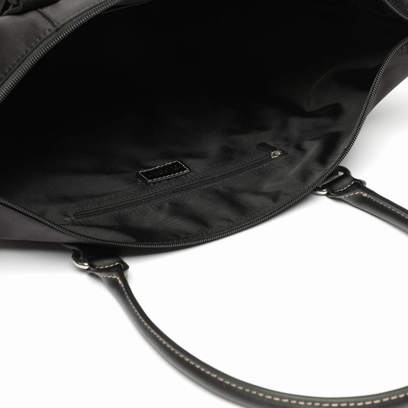 El potro Bolso Tote mujer en lona y piel vacuno color negro-Paris COMPRAR AHORA