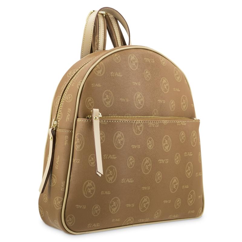 El potro Mochila mediana de color cuero-EL POTRO Solo queda un día