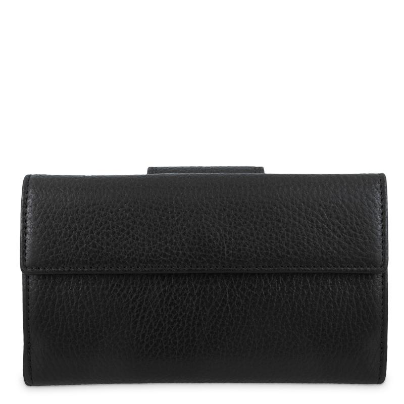 El potro Cartera de mujer grande en piel vacuno color negro - I R I S Envío gratis