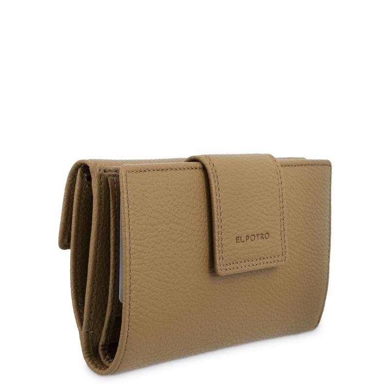 El potro Cartera de mujer grande en piel vacuno color cuero - I R I S Oferta especial