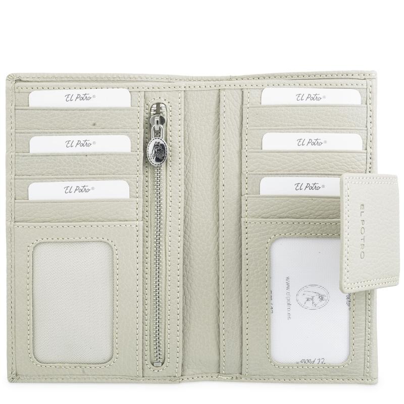 El potro Cartera de mujer grande en piel vacuno color beige - I R I S Envío gratis