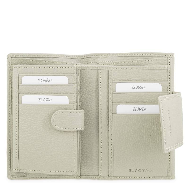 El potro Cartera de mujer mediana en piel vacuno color beige- I R I S ÚLTIMAS EDICIONES