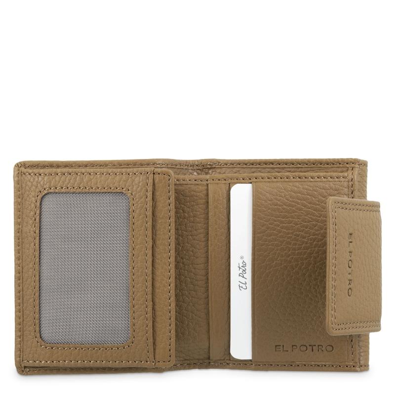 El potro Cartera de mujer pequeña en piel vacuno color cuero - I R I S Último día