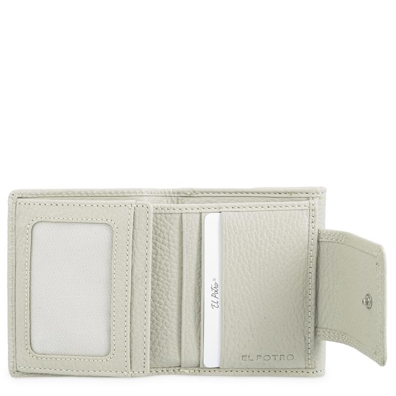 El potro Cartera de mujer pequeña en piel vacuno color BEIGE - I R I S Precio de fábrica