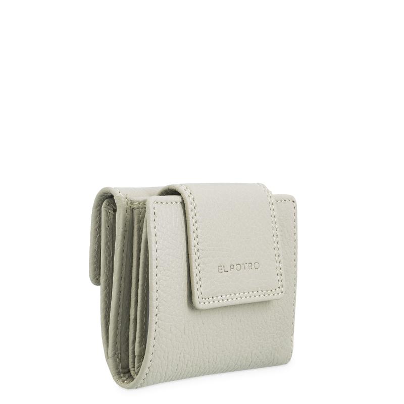 El potro Cartera de mujer pequeña en piel vacuno color BEIGE - I R I S Precio de fábrica