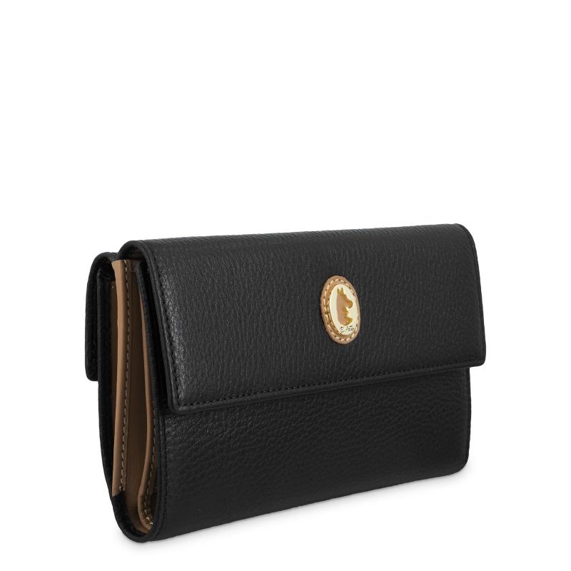 El potro Cartera grande mujer en piel vacuno color negro-El Potro Limitado a 3 días