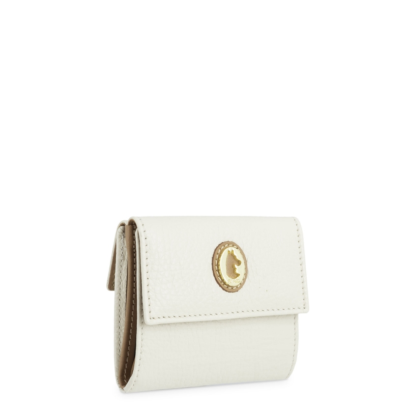 El potro Cartera pequeña mujer en piel vacuno color ivory-El Potro Libre de impuestos
