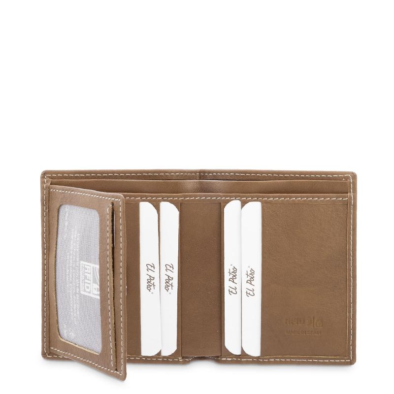 El potro Cartera billetera en piel vacuno color cuero-origen-El Potro Rebajas de fábrica