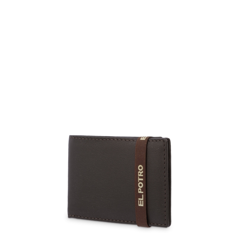 El potro Cartera pequeña con monedero exterior en piel vacuno color marrón-El Potro Último día