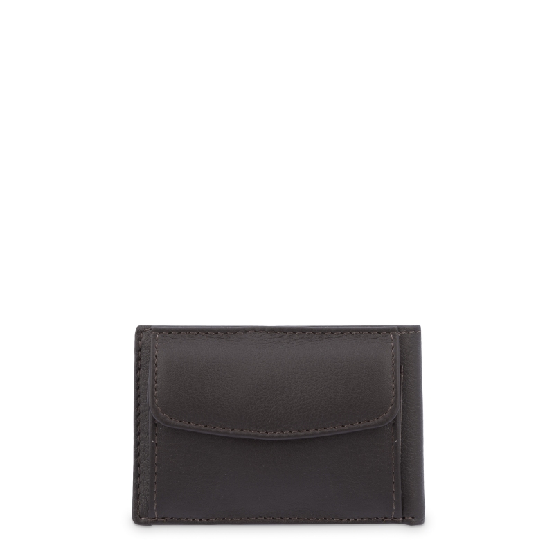 El potro Cartera pequeña con monedero exterior en piel vacuno color marrón-El Potro Último día